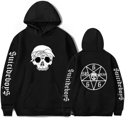 $uicideboy$ Merch G59 Record Unisex Long Sleeve Hoodie Black