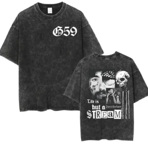 Scrim Suicideboys Shadowcore Mineral Wash T-Shirt