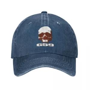 Suicideboys Skull Baseball Denim Blue 59 Cap