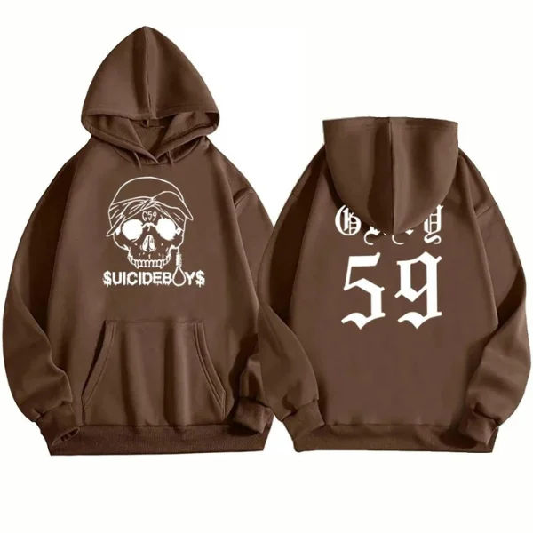 Brown Suicideboys G59 Hoodie Brown Suicideboys G59 Hoodie